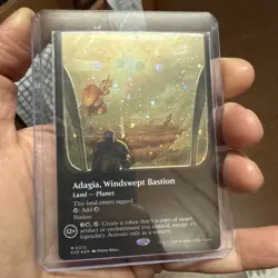 Adagia, Windswept Bastion (Borderless) (Galaxy Foil) Edge of Eternities - Image 1