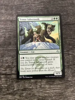 MTG 1x Temur Sabertooth x1 LP Fate Reforged - Image 1