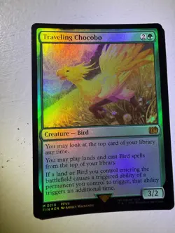 Traveling Chocobo Foil - 0210 - Final Fantasy - MTG - NM/M - Image 1