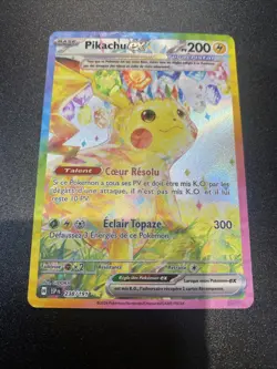 Carte Pokemon Pikachu Ex SSP 238/191 Etincelles Deferlantes FR - Image 1
