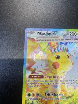 Carte Pokemon Pikachu Ex SSP 238/191 Etincelles Deferlantes FR - Image 3