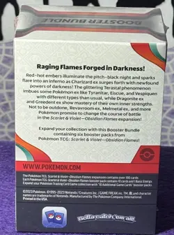 Pokemon TCG - Scarlet & Violet - Obsidian Flames - Booster Bundle 6pk-Sealed Box - Image 2