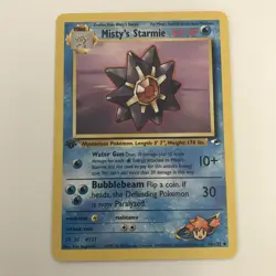 Pokemon TCG Misty's Starmie #056/132 Gym Heroes 1st Edition NM/M - TCCCX - Image 1