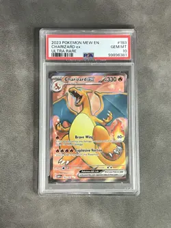 PSA 10 Pokemon Charizard ex 183/165 Sv: Scarlet & Violet 151 Full Art UR Holo - Image 1