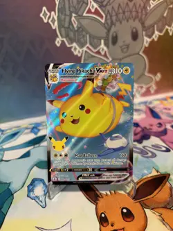 Pokemon 2021 Celebrations Flying Pikachu VMAX 007/025 VLP Condition #2 - Image 1