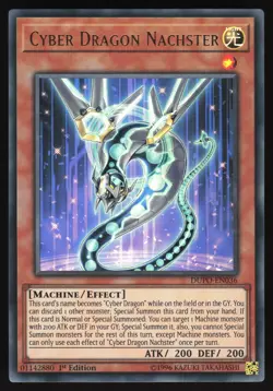 Cyber Dragon Nachster - DUPO-EN036 - Ultra Rare - 1st Edition Yugioh - Image 1