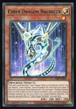 Cyber Dragon Nachster - LDS2-EN032 - GREEN Ultra Rare - Yugioh - Image 1