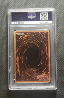 Yu-Gi-Oh! Gemini Elf LON-000 1st Edition PSA 7 NM 2003 Light Holo Bleed - Image 2
