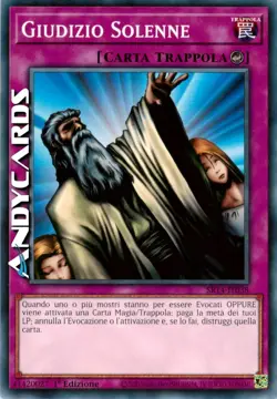 GIUDIZIO SOLENNE • (Solemn Judgment) • Comune • SR14 IT038 • 1Ed • Yugioh! - Image 1