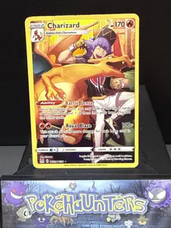 Pokemon Card Charizard TG03/TG30 Lost Origin Trainer Gallery Played - Image 1