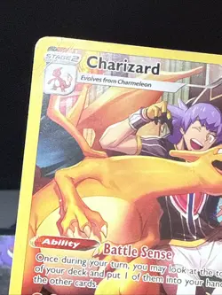 Pokemon Card Charizard TG03/TG30 Lost Origin Trainer Gallery Played - Image 2