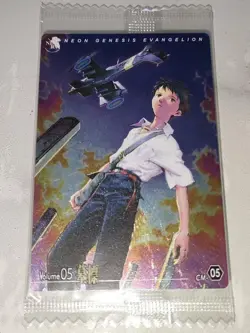 [New] Neon Genesis Evangelion Wafer Card [Volume05 Gravestone] - Image 1