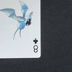 Zubat • 8 of Clubs • Pokemon Poker Playing Card • 1999 • Lugia Silver Back - Image 5