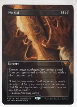 PERSIST - Modern Horizons 3 Special Guests Mythic Card #0042 MtG TCG Card - Image 1