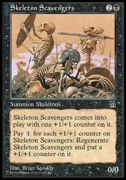 Skeleton Scavengers - Light Play MTG Stronghold - Image 1