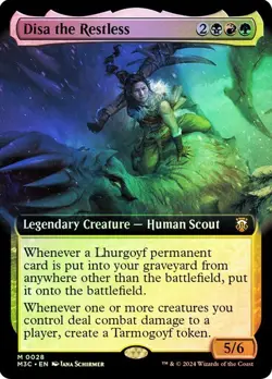MTG - Disa the Restless - Extended Art Foil - MH3 Commander Magic the Gathering - Image 1