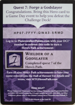 MTG - Lash of the Tyrant - Journey into Nyx Game Day Promo - Magic the Gathering - Image 2