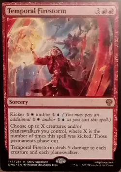 Temporal Firestorm #147 MTG Dominaria United Rare Near Mint - Image 1