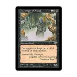 WOTC MtG Mirage Harbinger of Night (R) EX - Image 1