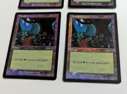 (4X) FOIL ARENA PROMO CARDS Forest 2001 LP/MP MTG Magic the Gathering - Image 3