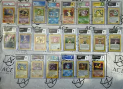 Pokemon Bundle Of 29 Vintage Graded Slabs. Ace Grading PSA CGC. - Image 1