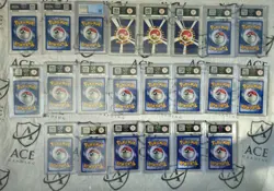 Pokemon Bundle Of 29 Vintage Graded Slabs. Ace Grading PSA CGC. - Image 2