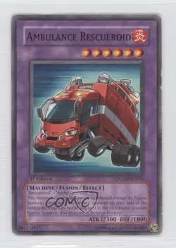 Ambulance Rescueroid 1st Ed. YuGiOh Power of the Duelist #POTD-EN035 2006 READ - Image 1
