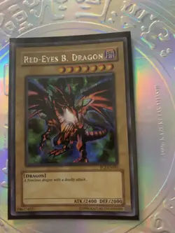 YuGiOh! Red-Eyes B. Dragon PCJ-EN001 Prismatic Secret Rare NM - Image 1