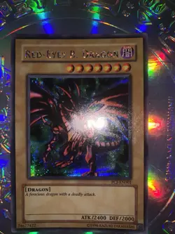YuGiOh! Red-Eyes B. Dragon PCJ-EN001 Prismatic Secret Rare NM - Image 5