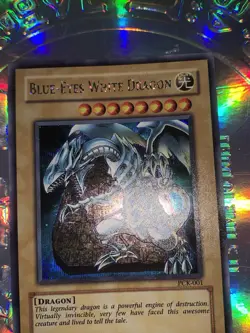 YuGiOh! Blue-Eyes White Dragon PCK-001 Prismatic Secret Rare NM - Image 5
