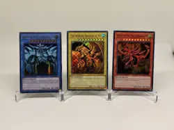 YuGiOh EGYPTIAN GODS CARDS OBELISK SLIFER RA Legendary 25th Anniversary LC01 - Image 3