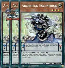 Yugioh! 1x Archfiend Eccentrick RA04-EN017 Collector's Rare 1st Ed NM - Image 1