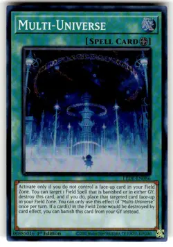 Multi-Universe LEDE-EN086 Legacy of Destruction 1st Edition Super Rare NM Yugioh - Image 1