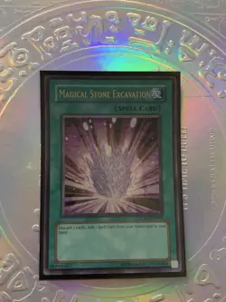 Yugioh! Magical Stone Excavation CP02-EN001 Ultra Rare NM - Image 1