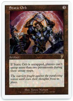 1X STATIC ORB [7ED - CLASSIC SEVENTH EDITION] - MTG VINTAGE CARD [VERY GOOD] - Image 1