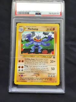 Pokemon Cards: Wizards Black Star Promo: Machamp 43 PSA 9 - Image 2