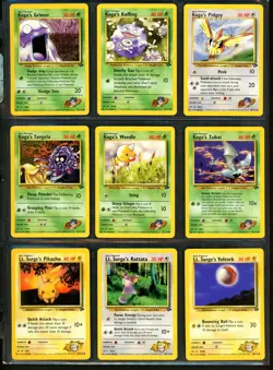 Pokemon GYM CHALLENGE Set COMPLETE Unlimited Edition COMMON Non Holo Cards MINT - Image 4