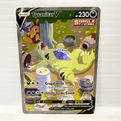 Tyranitar V 155/163 Battle Styles - Alternate Art - Pokemon Card - LP - Image 1