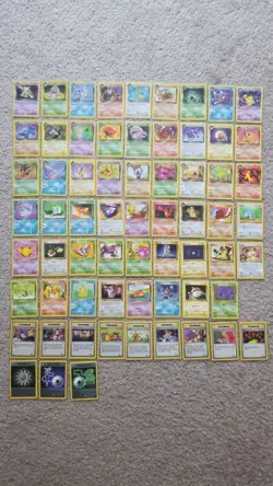 COMPLETE 2000 Pokemon Team Rocket Set VINTAGE Rare/Uncommon/Common 65 Card Lot - Image 1