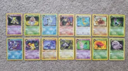 COMPLETE 2000 Pokemon Team Rocket Set VINTAGE Rare/Uncommon/Common 65 Card Lot - Image 2