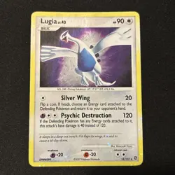 Lugia LV. 43 Pokemon Holo Rare Card 14/132 Secret Wonders Series Vintage LP/NM - Image 1
