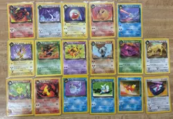 Vintage Pokemon Team Rocket 48 Card LOT Uncommon Common Cards LP/MP - Image 1