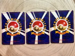 Dark Eeveelution Rocket Vaporeon Jolteon Eevee Set Japanese Pokemon card LP/MP - Image 2