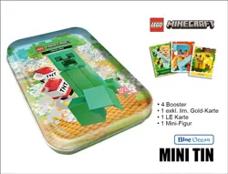 Blue Ocean LEGO Minecraft Trading Cards Serie 1 - 1x Mini Tin - Image 1