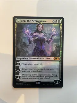 Liliana, The Necromancer FOIL - Magic 2019 Excellent Magic MTG - Image 1