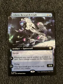 Magic The Gathering MTG - Uthros Research Craft (Extended Art) - EOE - Image 1