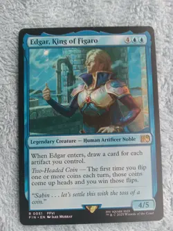 MTG Magic the Gathering Edgar, King of Figaro (51/764) Final Fantasy MINT!! - Image 1