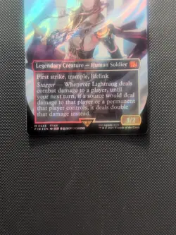 Lightning, Army of One (0545) (Borderless) (Surge Foil) Final Fantasy Foil - Image 5