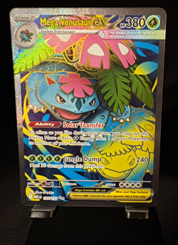 Mega Venusaur ex (Full Art) 155/132 Ultra Rare Pokemon Mega Evolution NM - Image 1