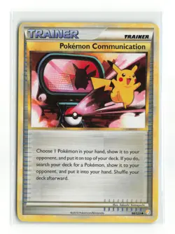 POKEMON COMMUNICATION 98/123 HEART GOLD SOUL SILVER POKEMON TCG MP - Image 1